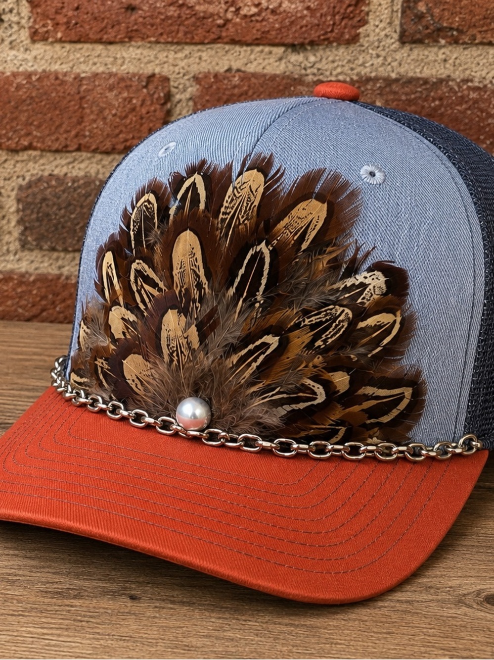 Rust & Feather Trucker Hat